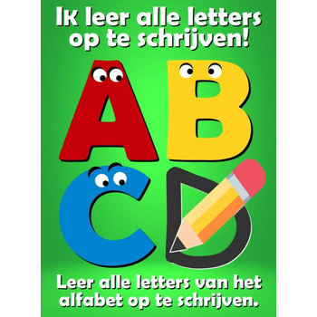 Ik leer alle letters op te schrijven! (Paperback) bij Singel 344
