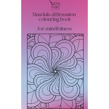Nana Fofi mandala affirmation colouring book (Paperback) bij Singel 344