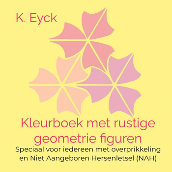 Kleurboek met rustige geometrie figuren (Paperback) bij Singel 344