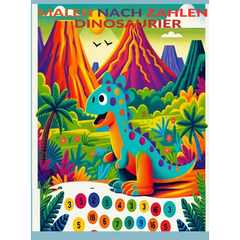 Malen nach Zahlen - Dinosaurier (Paperback) bij Singel 344