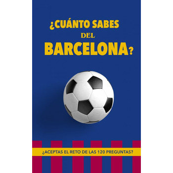 ¿Cuánto sabes del Barcelona? (Paperback) bij Singel 344