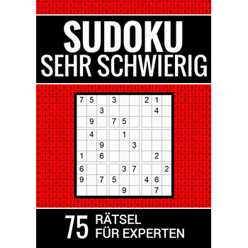 Sudoku sehr schwierig - 75 Rätsel für Experten (Paperback) bij Singel 344