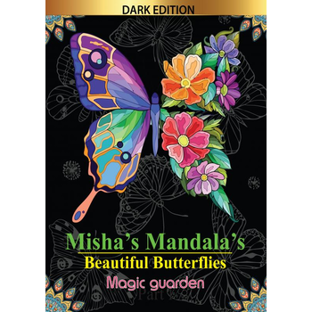 Misha's mandala's: Beautiful butterflies Magic garden (Paperback) bij Singel 344
