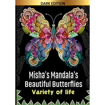 Misha's mandala's: Beautifull butterflies Variety of life (Paperback) bij Singel 344