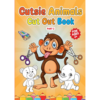 Cutsie Animals - Cut out book (Paperback) bij Singel 344