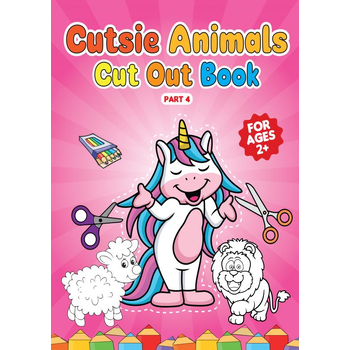 Cutsie Animals - Cut out book (Paperback) bij Singel 344