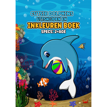 Cutsie Dolphins cut out book (Paperback) bij Singel 344