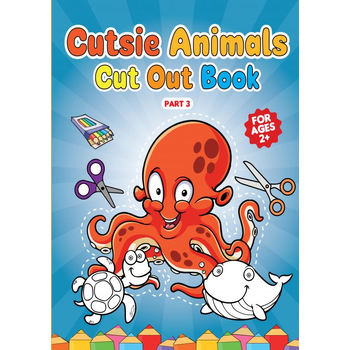 Cutsie Animals - Cut out book (Paperback) bij Singel 344
