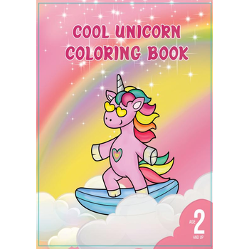 Cool Unicorn coloring book (Paperback) bij Singel 344