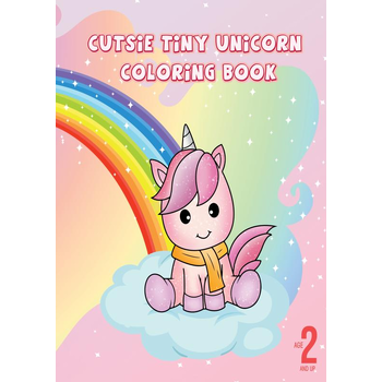 Cutsie tiny unicorn coloring book (Paperback) bij Singel 344