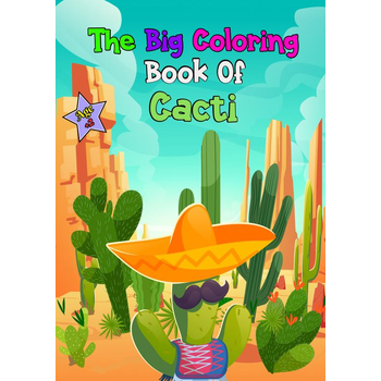 The Big Coloring Book of Cacti (Paperback) bij Singel 344