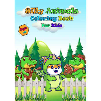 Silly Animals Coloring Book (Paperback) bij Singel 344