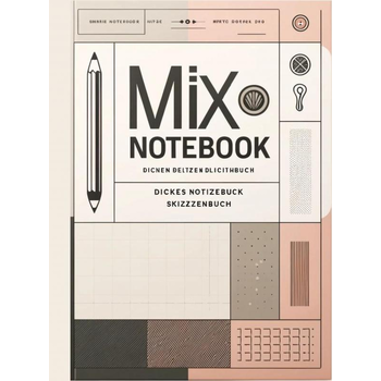 Mix Notebook: Dickes Notizbuch Skizzenbuch (Paperback) bij Singel 344