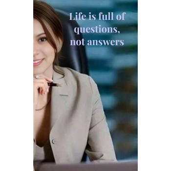 Life is full of questions, not answers (Paperback) bij Singel 344