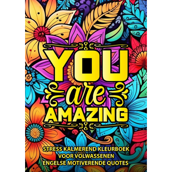 Stress Kalmerend Kleurboek voor Volwassenen - Engelse Motiverende Quotes (Paperback) bij Singel 344