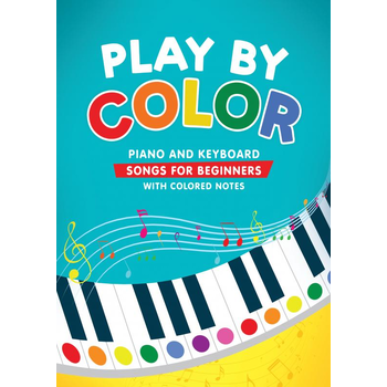 Play by Color: Piano and Keyboard Songs for Beginners with Colored Notes (including Christmas Sheet Music) (Paperback) bij Singel 344
