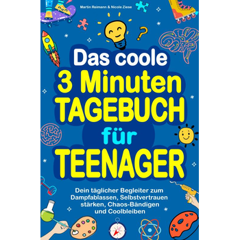 Das coole 3 Minuten-Tagebuch für Teenager (Paperback) bij Singel 344