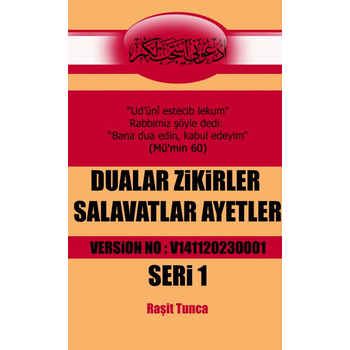 Dualar Zikirler Salavatlar Ayetler (Paperback) bij Singel 344