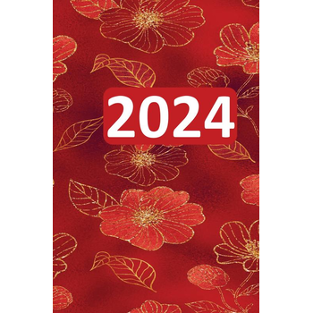 Monatsplaner 2024 mit Datum (Paperback) bij Singel 344