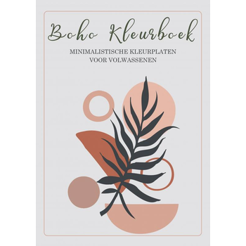 Boho Kleurboek - Minimalistische Kleurplaten voor Volwassenen (Paperback) bij Singel 344