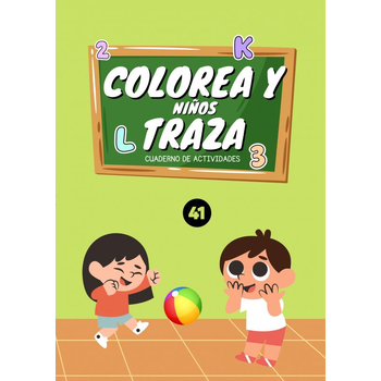 Colorea y traza-niños (Paperback) bij Singel 344