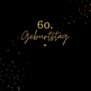 60. Geburtstag- Gästebuch Blanko (Paperback) bij Singel 344