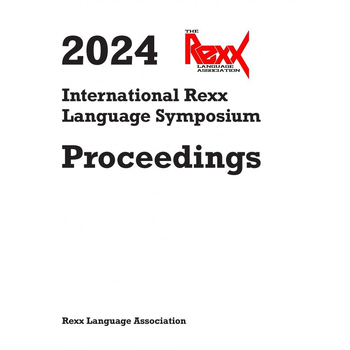 2024 International Rexx Language Symposium Proceedings (Paperback) bij Singel 344