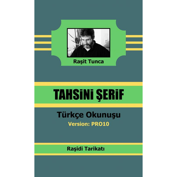 Raşidi Tahsini Şerifi PRO10 Türkçe Okunuşu (Paperback) bij Singel 344
