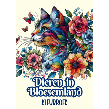 Kleurboek - Dieren in Bloesemland (Paperback) bij Singel 344