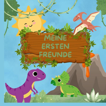 Dino-Freundschaftsbuch : MEINE ERSTEN FREUNDE: für Jungen und Mädchen ab 3 Jahren (Paperback) bij Singel 344