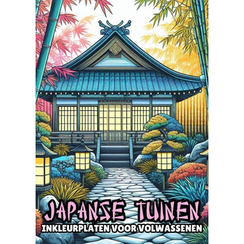 Inkleurplaten voor Volwassenen - Japanse Tuinen (Paperback) bij Singel 344
