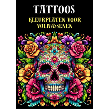 Kleurplaat voor Volwassenen - Tattoos (Paperback) bij Singel 344