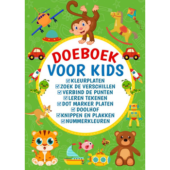 Doeboek Kinderen, met Zoek de Verschillen, Knippen, Plakken, Kleuren, Doolhof en Meer (Paperback) bij Singel 344