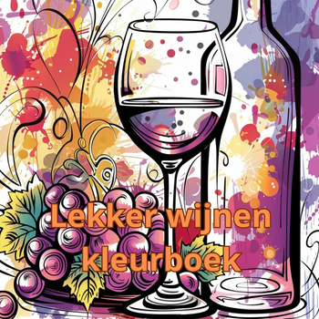 Lekker wijnen kleurboek (Paperback) bij Singel 344