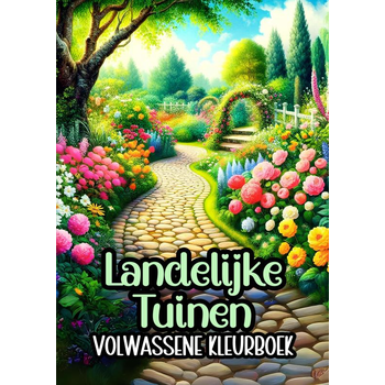 Volwassene Kleurboek - Landelijke Tuinen (Paperback) bij Singel 344
