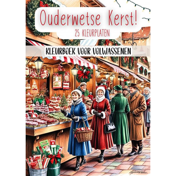 Kleurboek voor Volwassenen - Ouderwetse Kerst! (Paperback) bij Singel 344