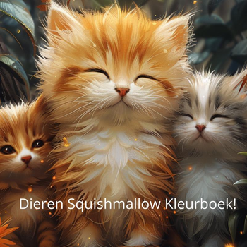 Dieren Squishmallow Kleurboek (Paperback) bij Singel 344