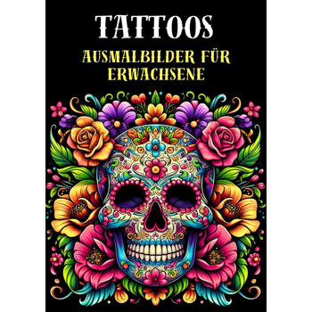 Ausmalbilder für Erwachsene - Tattoos (Paperback) bij Singel 344