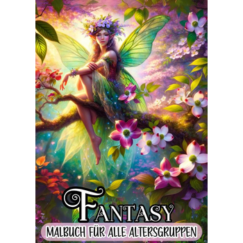 Malbuch für alle Altersgruppen - Fantasy (Paperback) bij Singel 344