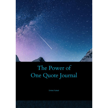 The Power of One Quote Journal (Paperback) bij Singel 344