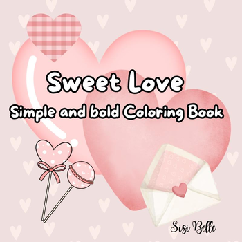 Sweet Love coloring book (Paperback) bij Singel 344