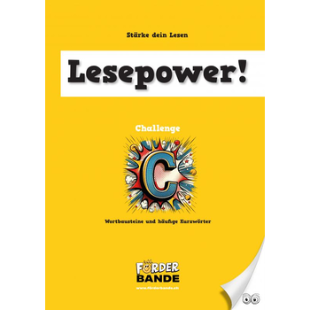 Lesepower! Challenge C - Wortbausteine und häufige Kurzwörter (Paperback) bij Singel 344