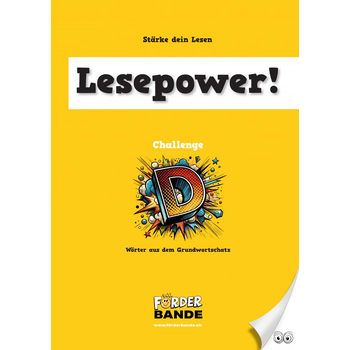 Lesepower! Challenge D - Wörter aus dem Grundwortschatz (Paperback) bij Singel 344