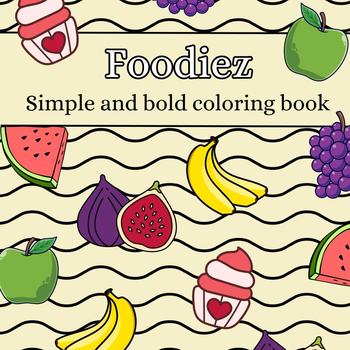 Foodiez coloring book (Paperback) bij Singel 344