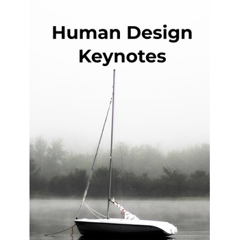Human Design Keynotes (Hardback) bij Singel 344