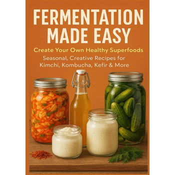 FERMENTATION MADE EASY Create Your Own Healthy Superfoods: Seasonal, Creative Recipes for Kimchi, Kombucha, Kefir & More (Paperback) bij Singel 344