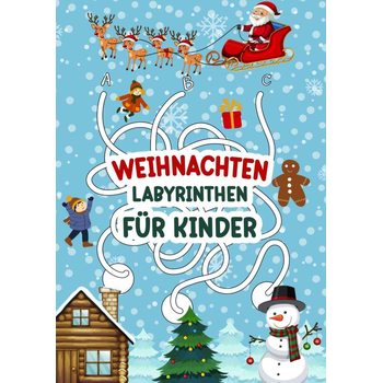 Labyrinthen für Kinder – Weihnachten! (Paperback) bij Singel 344