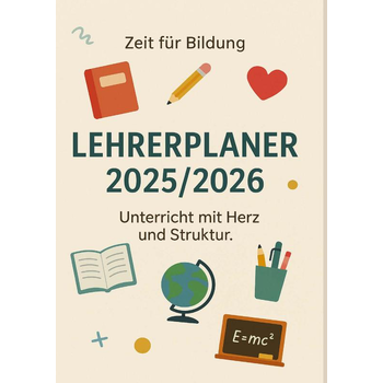 Zeit für Bildung Lehrerplaner 2025/2026 für Unterricht mit Herz und Struktur. (Paperback) bij Singel 344