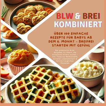BLW & Brei kombiniert: Über 100 einfache Rezepte für Babys ab dem 6. Monat – Breifrei starten mit Gefühl (Paperback) bij Singel 344