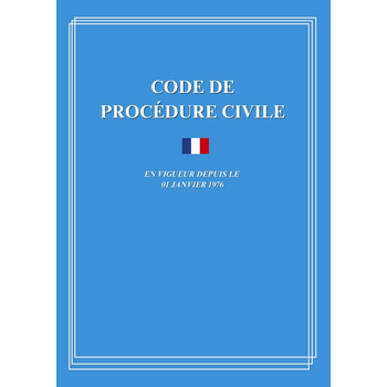 Code de procédure civile (Paperback) bij Singel 344